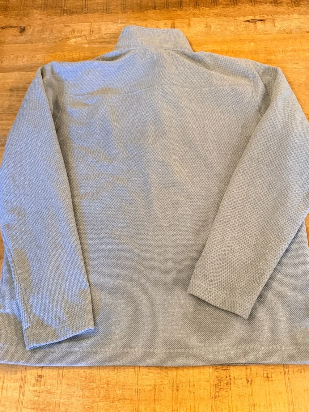 The North Face Sweater Mens SZ XL Light Gray Quarter Half Zip Fleece